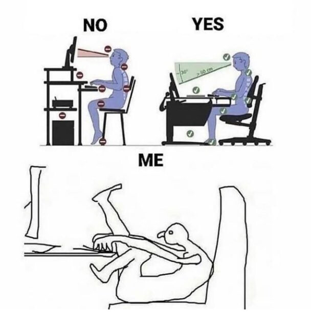 바른 자세