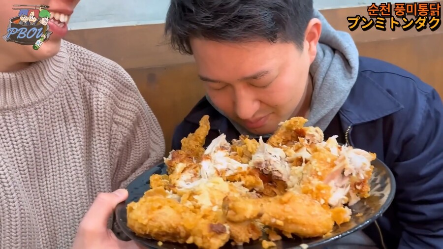 한국 시장 옛날통닭 20대 일본인에게 먹힐까