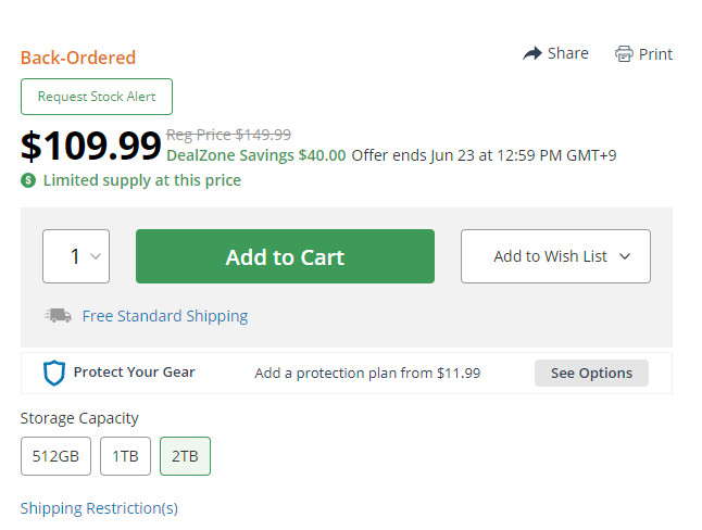 [B&H] Solidigm 2TB P44 Pro ($109.99/미국 무료배송)_2.png