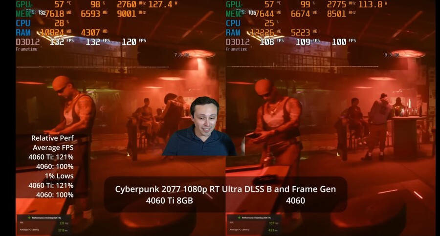 RTX 4060 초기 벤치마크! 싸펑 RT Ultra 1080p w/DLSS_7.jpg