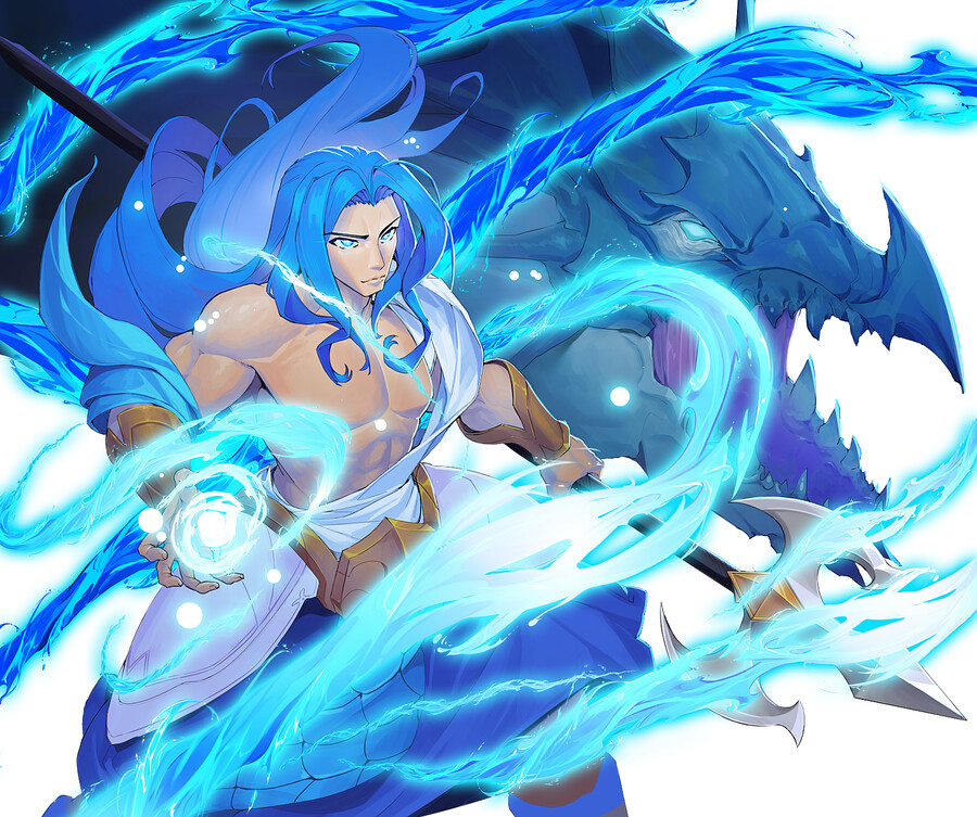 [소드마스터 스토리] 캐릭터 소개 - 바다의 신, 포세이돈_2.png