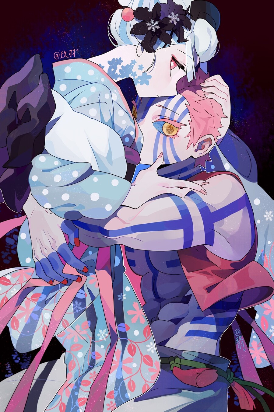 귀멸) 부부 동반으로 혈귀가 된 아카자.manga_1.jpeg