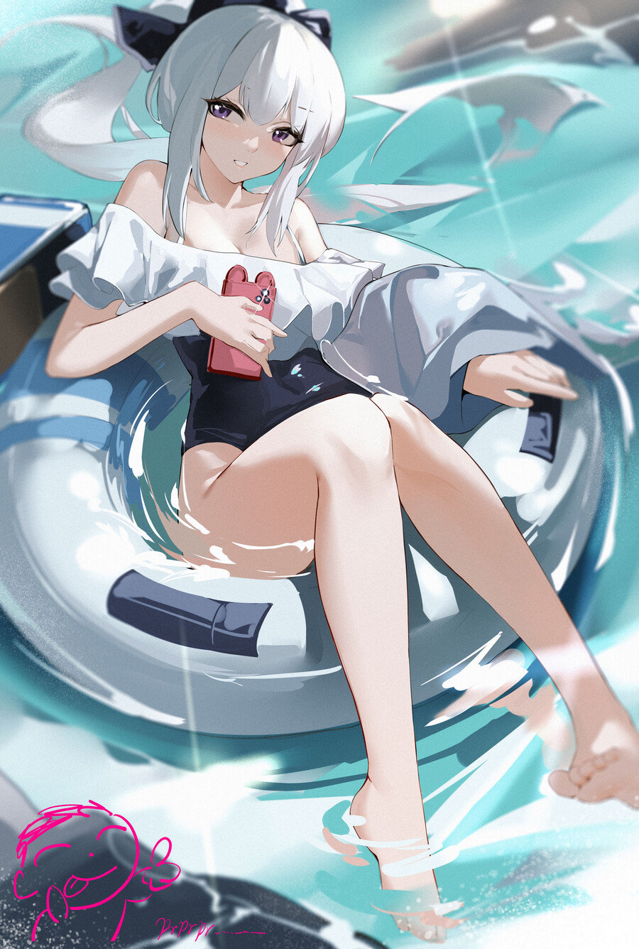 블루아카) 레빗소대 수영복 랜덤짤 11 (미야코 특집)_17.jpg