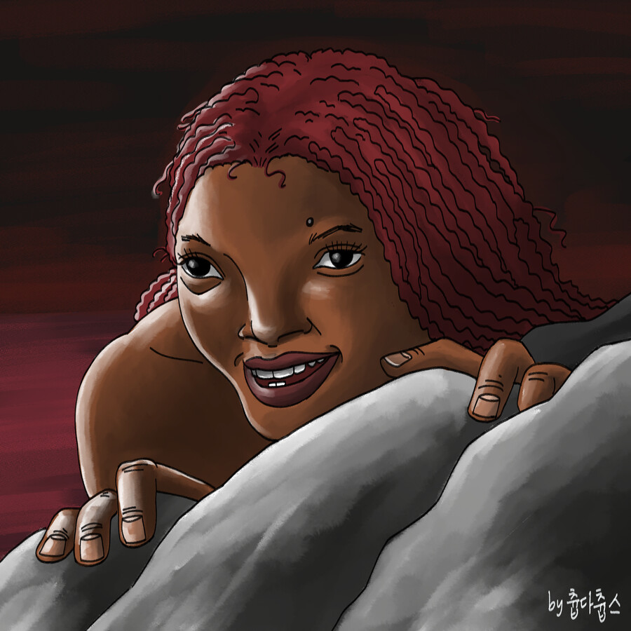 인어공주 할리 베일리 팬아트 2_1.png