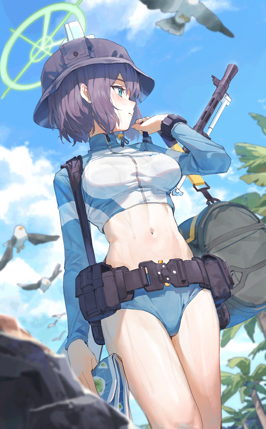 블루아카) 레빗소대 수영복 랜덤짤 12 (사키 특집)_19.jpg