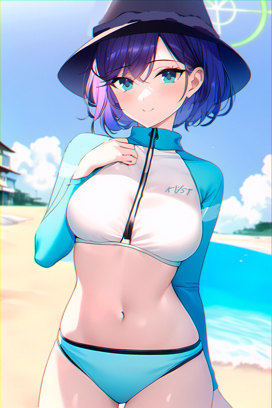 블루아카) 레빗소대 수영복 랜덤짤 12 (사키 특집)_28.png