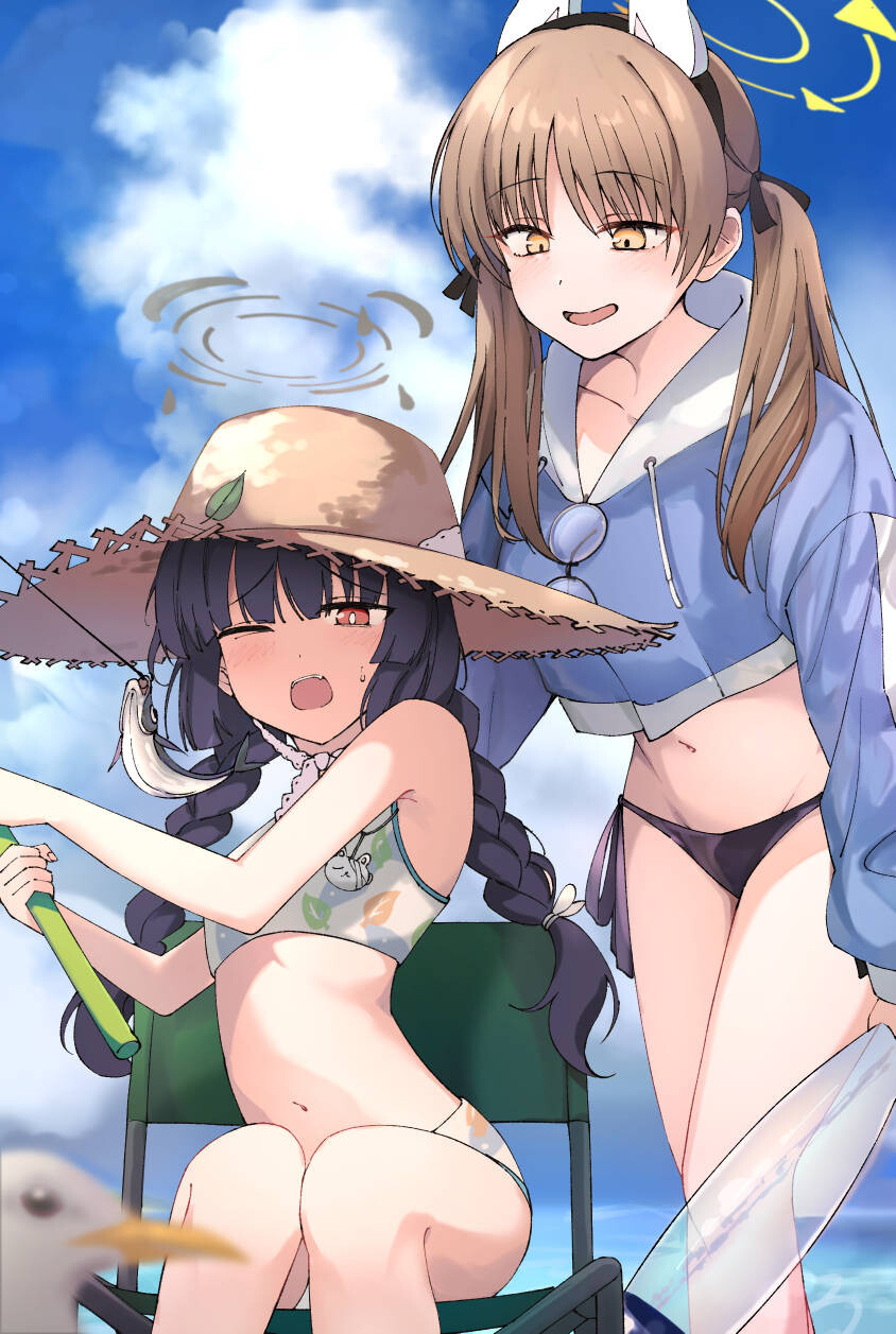 블루아카) 레빗소대 수영복 랜덤짤 13 (단체샷 모음)_8.jpg