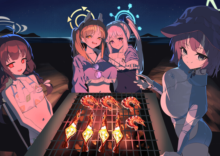 블루아카) 레빗소대 수영복 랜덤짤 16_24.png