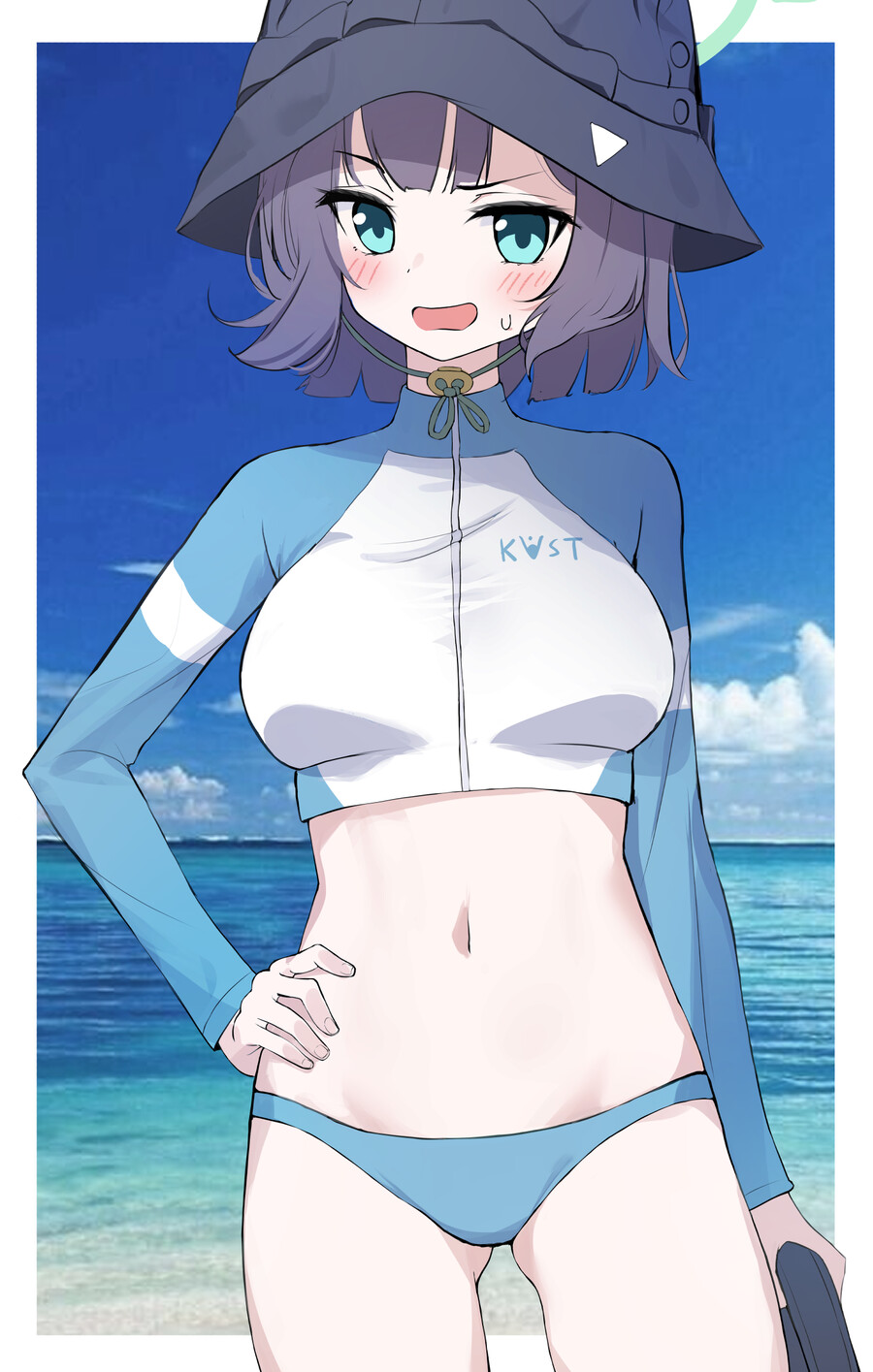 블루아카) 레빗소대 수영복 랜덤짤 17_6.png