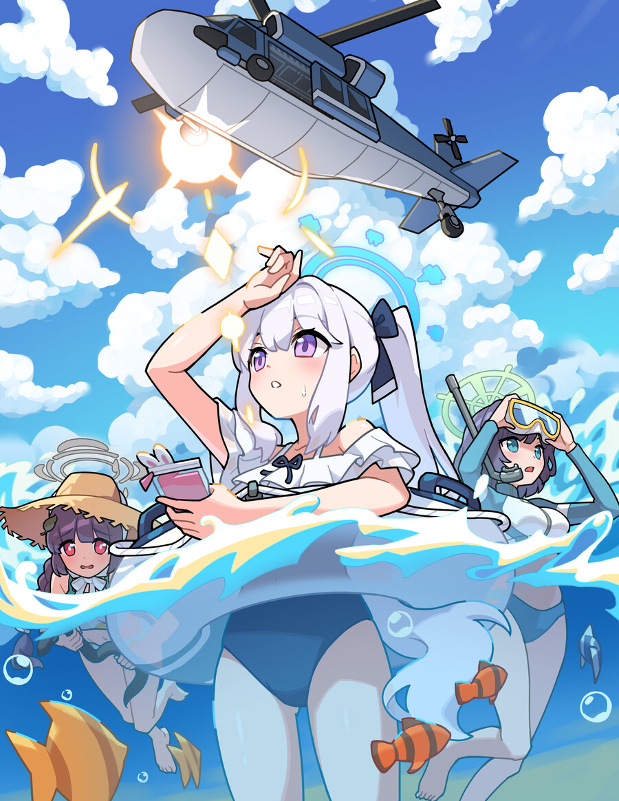 블루아카) 레빗소대 수영복 랜덤짤 17_15.png