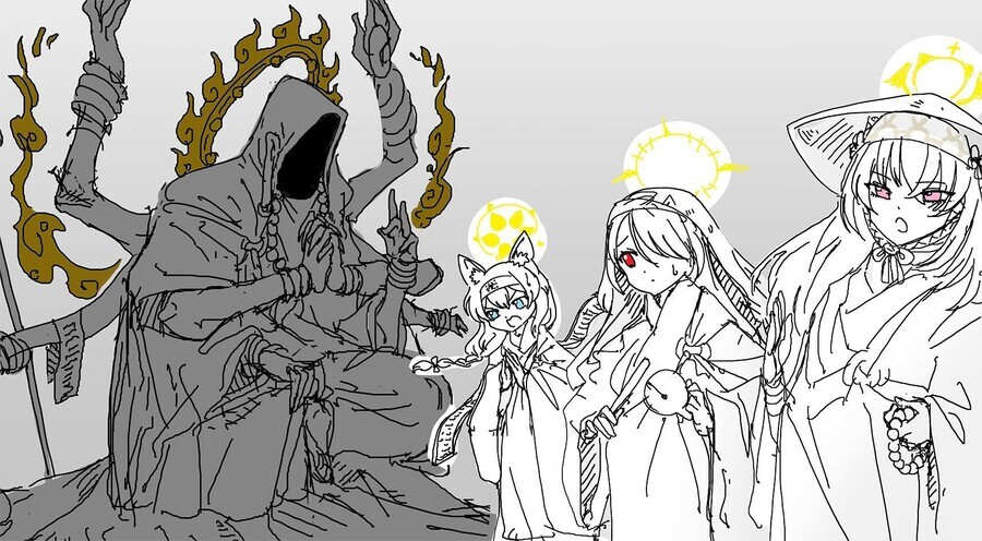 블루아카] 시스터 후드여..번뇌를 끊어야 하느니라.._1.jpg