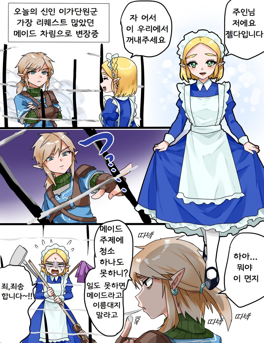 젤다링크와 신입 이가단원