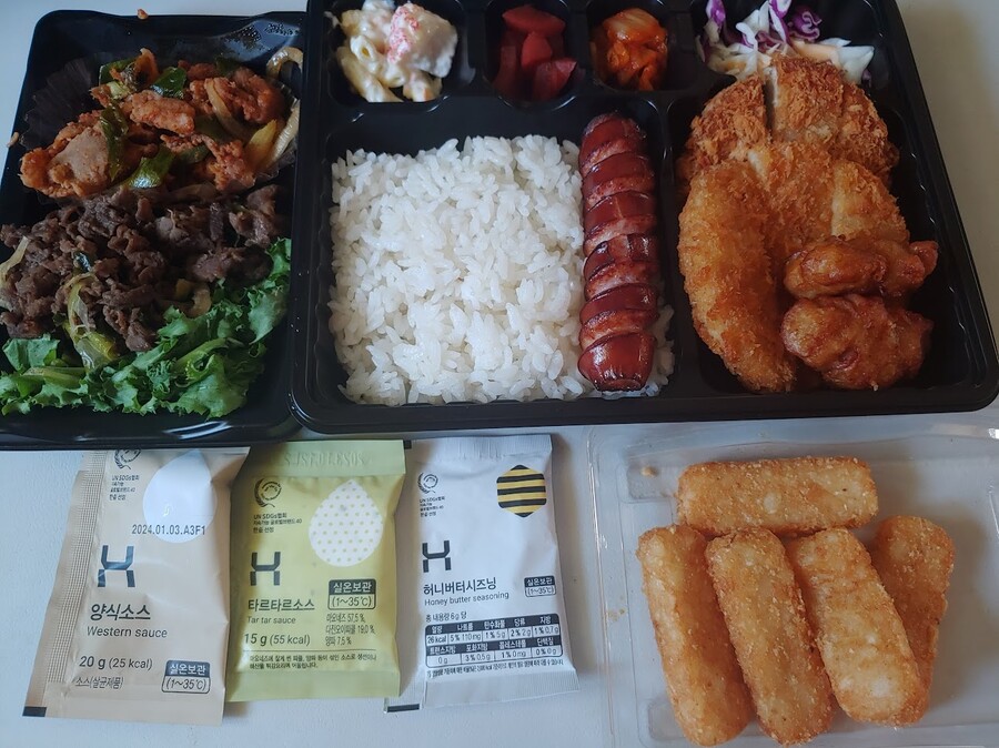 한솥도시락 vs 편의점도시락