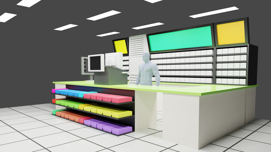 3D)편의점 세트 만들어 봤음_1.png