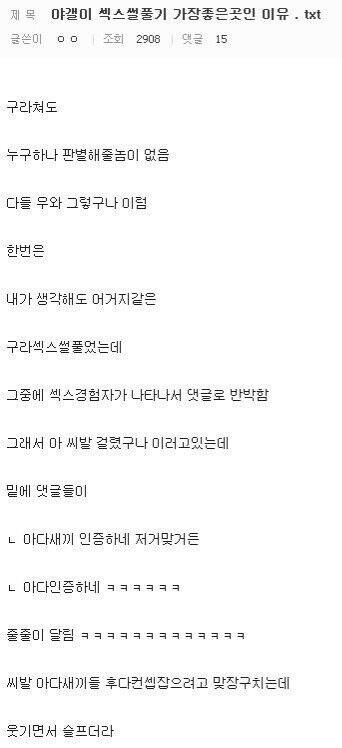 ㅅㅅ 썰 풀기 가장 좋은 사이트..txt_1.png