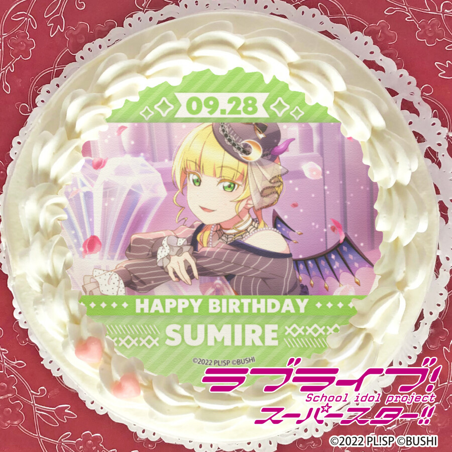 러브라이브! 시리즈 코토리&리코&루비&스미레 버스데이 프린트 케이크&마카롱 발매_22.jpeg