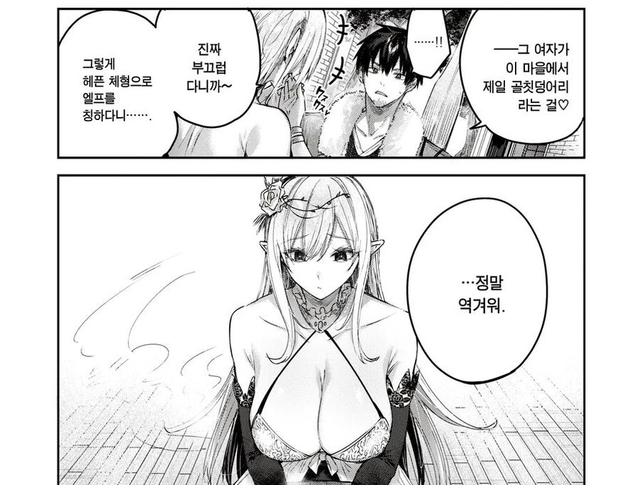 살이 쪄서 미움받는 엘프manhwa