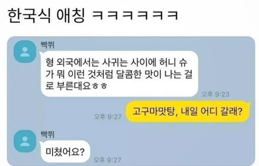 외국식 애칭