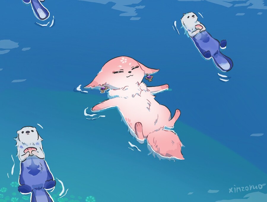 [원신] 하찮은 작가 신작 - 폰타인 낚시꾼 카즈하_1.jpg