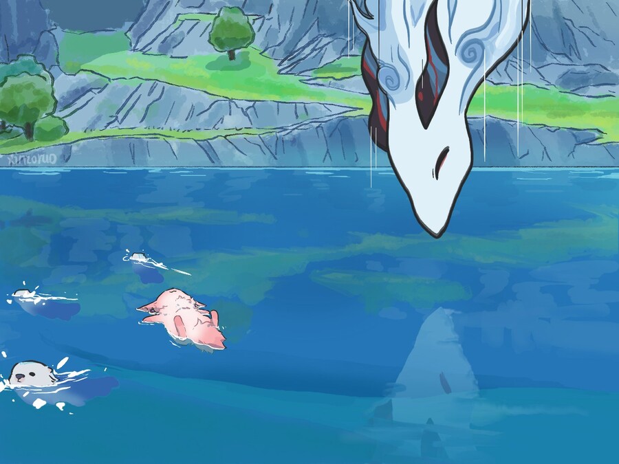 [원신] 하찮은 작가 신작 - 폰타인 낚시꾼 카즈하_4.jpg