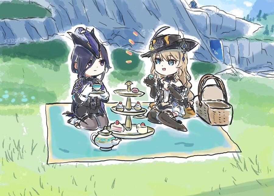 [원신] 하찮은 작가 신작 - 폰타인 낚시꾼 카즈하_5.jpg