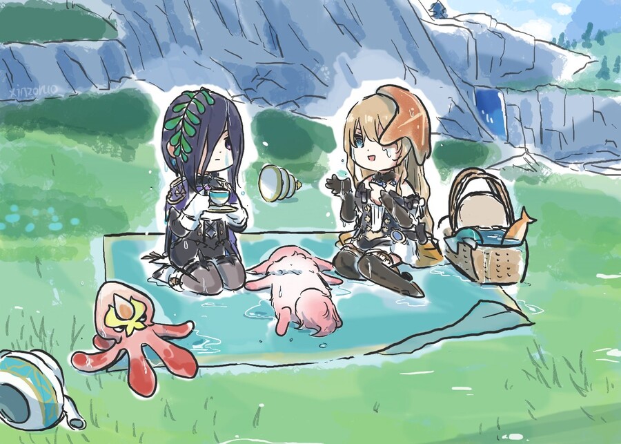 [원신] 하찮은 작가 신작 - 폰타인 낚시꾼 카즈하_6.jpg