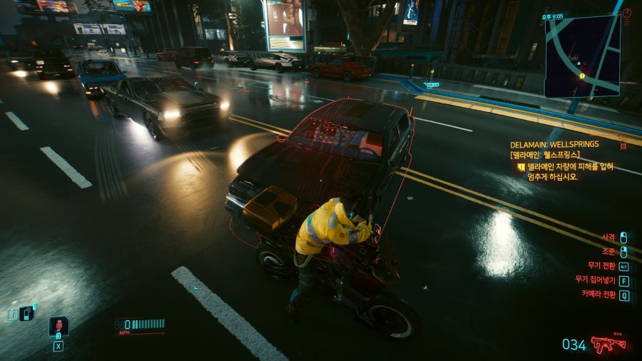 사이버펑크) 주행중 사격 기능 생기면서 좋은거_2.jpg