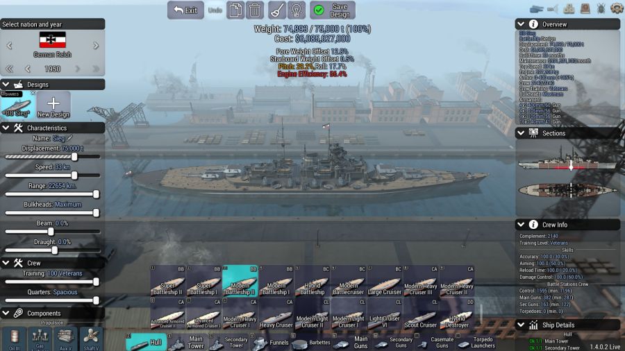 [군함 설계] 평범한(?) 75000t짜리 독일 고속전함_2.jpg