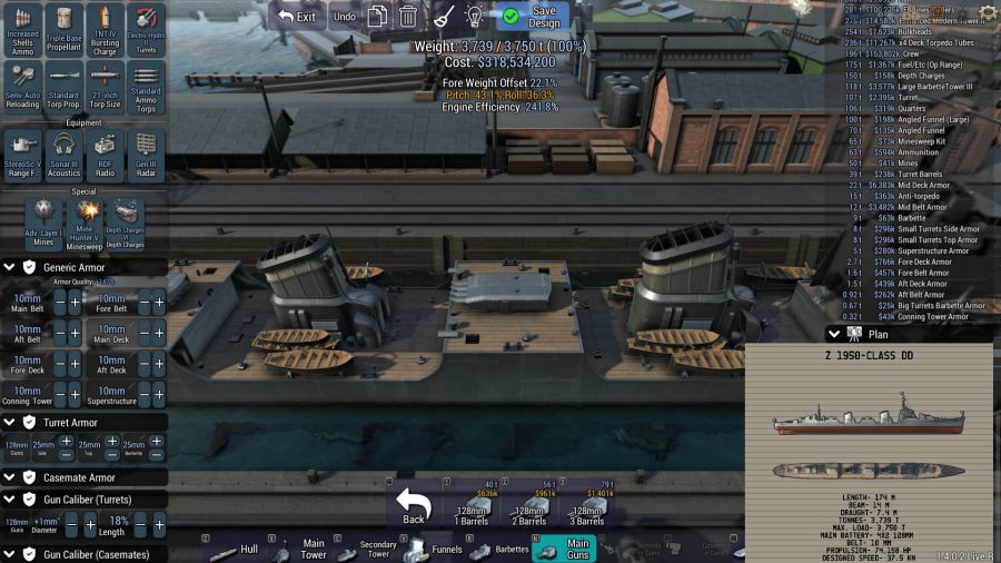 [군함 설계] 1950년도 기술로 구축함을 설계해봤다._4.jpg