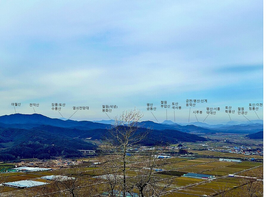 철원 소이산에서 바라보는 전망 (+지형물 이름 표시)_10.jpeg