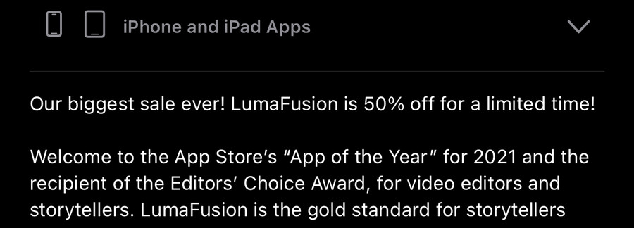 [iOS,Android] LumaFusion 22,000원_2.jpg