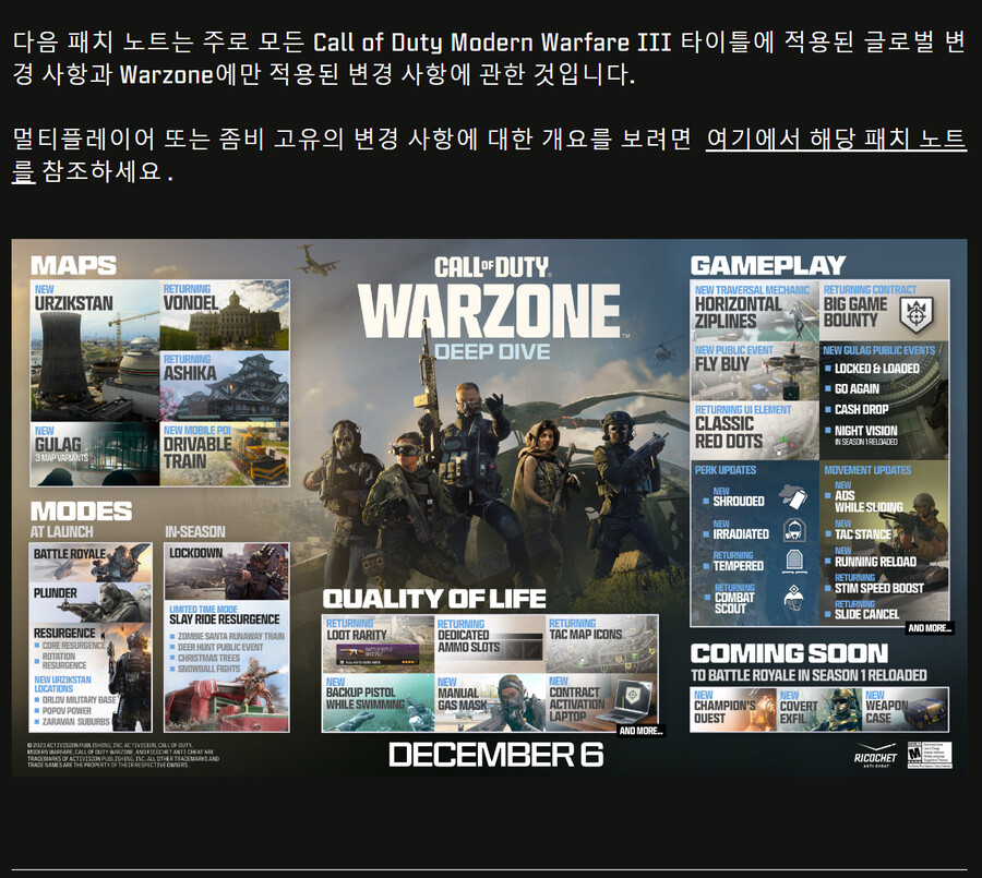 콜오브듀티 모던워페어3 시즌1 패치노트(워존)_3.png