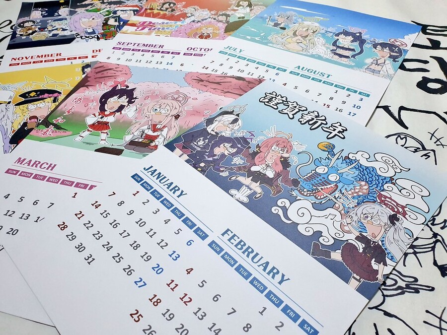 블루아카) 12서코 Q25에 파는 포스터형달력 실물이랑 현수막...?_2.jpg