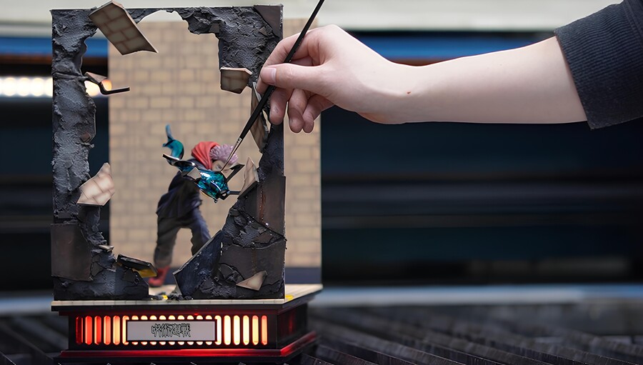 타이토 이타도리유지 시부야사변 디오라마 만들기_36.jpg