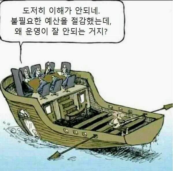 회사가 망하는 이유 중 하나