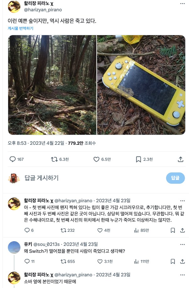 자살자 명소 아오키가하라 후지 주카이(나무숲)의 지금_5.png