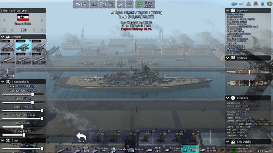 [군함 설계] 내 취향대로 설계한 75000t짜리 독일 고속전함_2.jpg