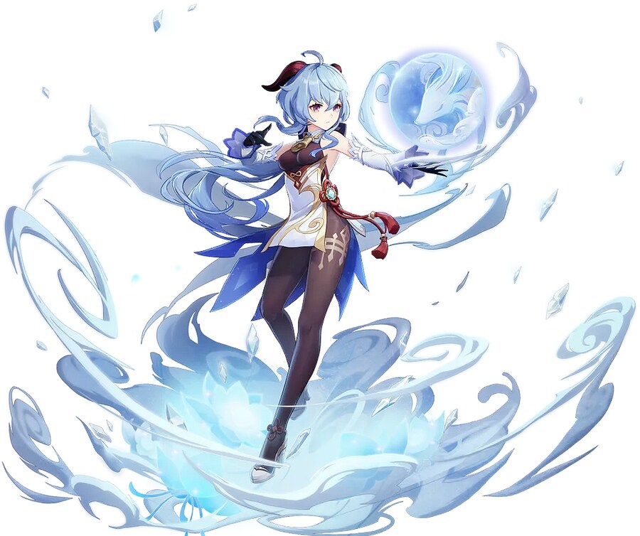 [원신] 『감우』 스킨 흑옥에 핀꽃 『신학』 스킨 차가운 꽃 이슬 인게임 모션_2.png