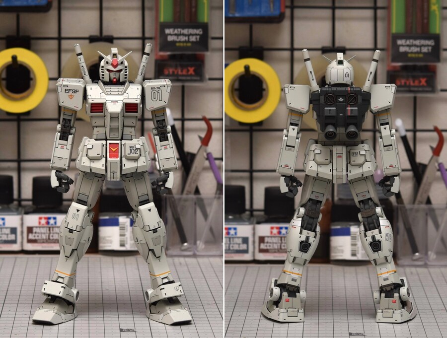 [MG] 건담 롤아웃 컬러 RX-78-1 Gundam (Rollout Color)_6.jpg