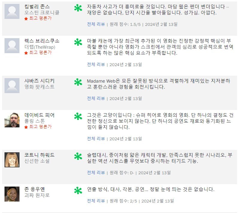 결국 히어로 영화의 신기록을 세운 [마담 웹]_7.jpg