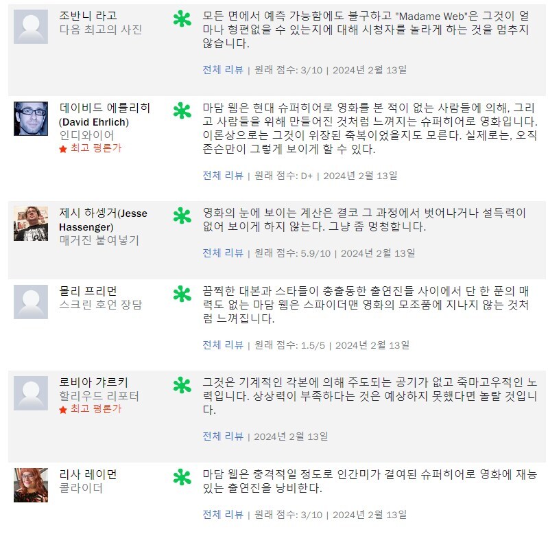 결국 히어로 영화의 신기록을 세운 [마담 웹]_9.jpg