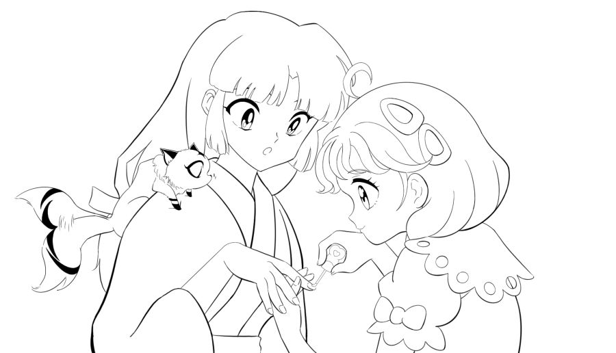 자작그림) 오늘은 트로피컬 루즈 프리큐어 방영일 3주년~!_1.jpg