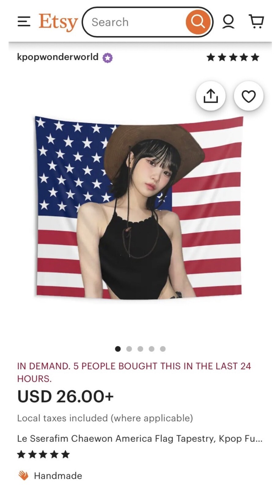 미국 현지에서 성조기에 얼굴 박힌 한국 여자아이돌.._2.jpg