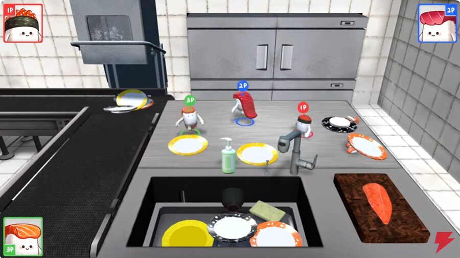 일본 전격 온라인 스시 배틀 램벙셔슬리 3인 플레이 영상_2.png