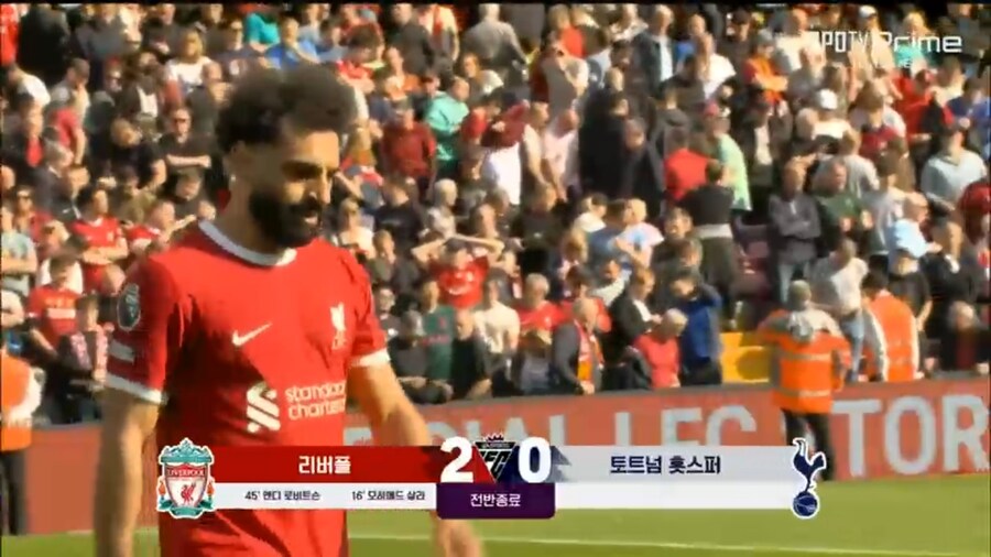 리버풀, 토트넘 맹폭 중. 2-0 리드! (전반 종료)_3.jpg