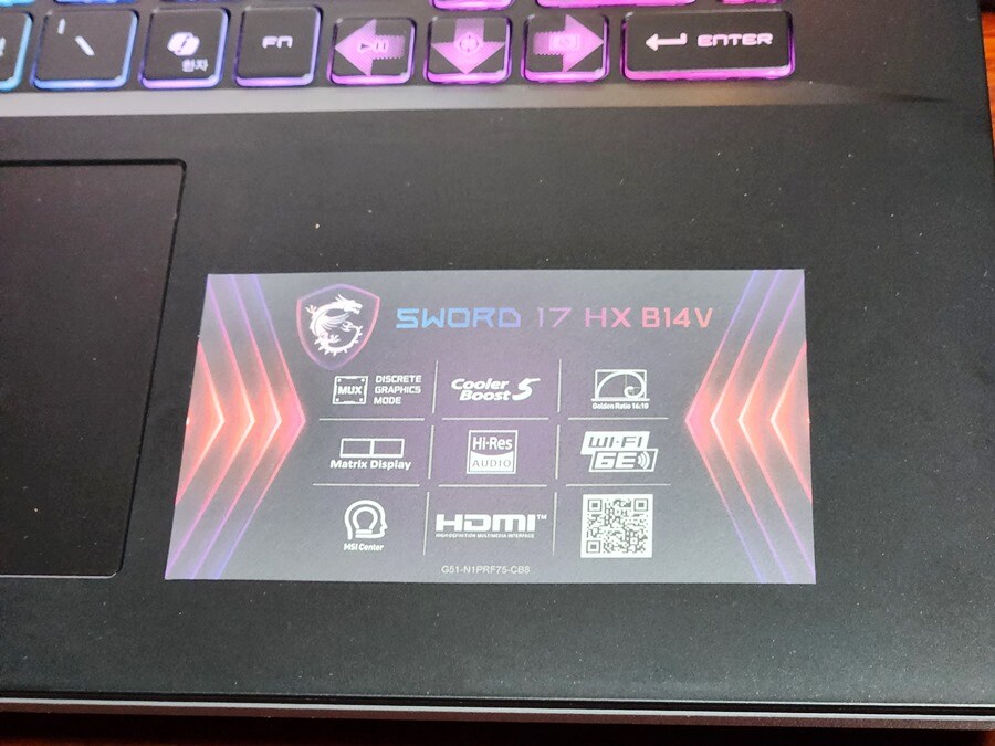 인텔CPU 매력 넘치는 MSI Sword 17 HX B14VGKG-i9 QHD_5.jpg