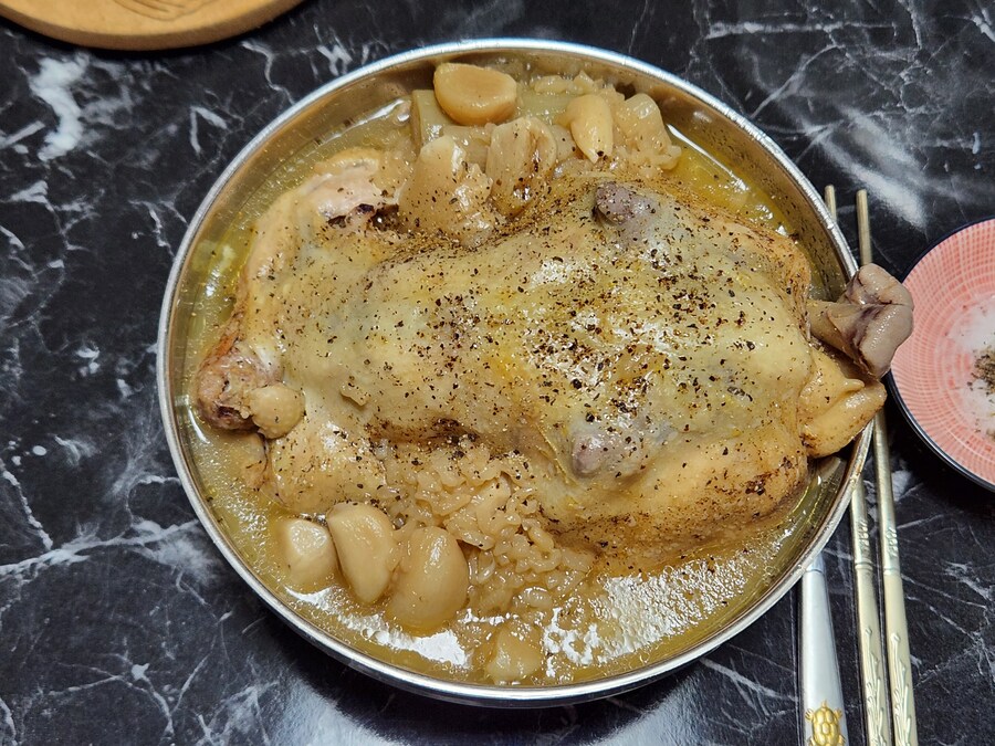 밥솥 삼계탕 만들었어요_2.jpg