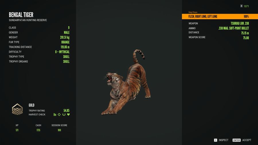 [사냥] 물가에서 밤새면서 지키고 있었더니 수컷 벵골호랑이가 나타났다._6.jpg