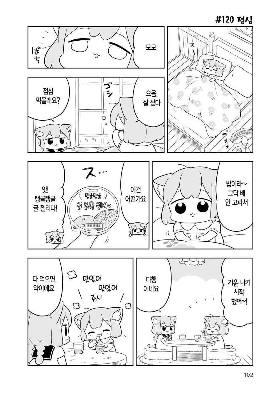 수족관에 간 고양이들과 감기걸리는 만화_6.webp