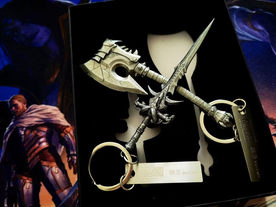 (흥미) 와우 중국 피자헛 프로모션, 키캡, 마우스패드, 열쇠고리 제공_5.jpg